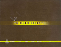 Brochure Triumph 2000 roadster - 787 ko Brochure Triumph 2000 roadster - 787 ko