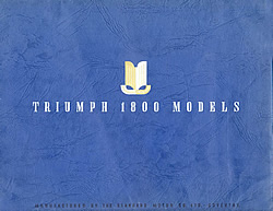 Brochure Triumph 1800 - 1.2 Mo Brochure Triumph 1800 - 1.2 Mo